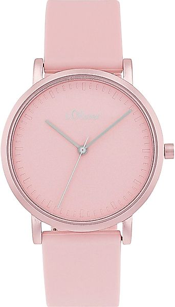 s.Oliver Quarzuhr 2039505, Armbanduhr, Damenuhr, Silikonarmband, günstig online kaufen