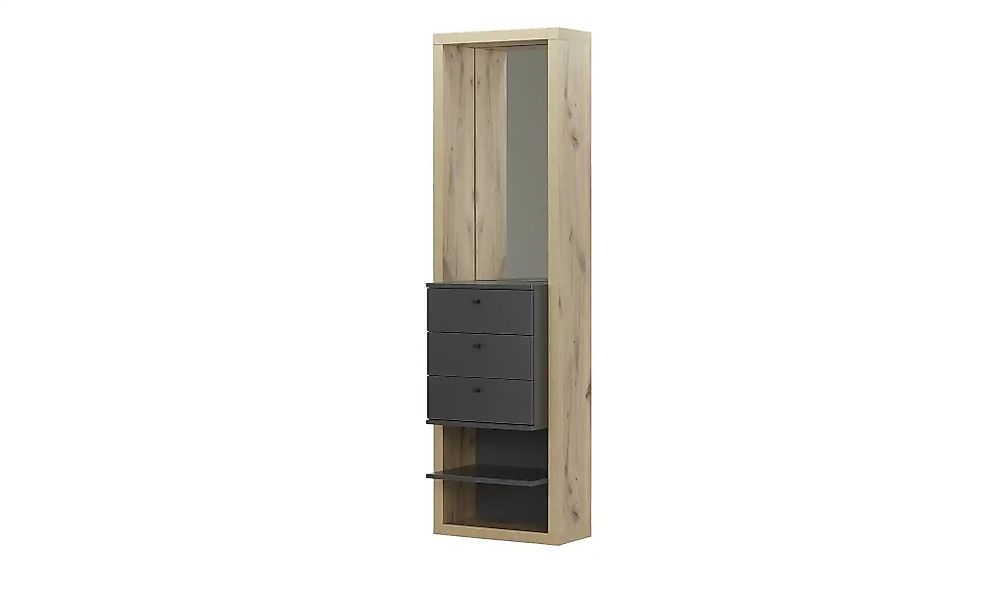 Hängegarderobe  Varone ¦ holzfarben ¦ Maße (cm): B: 51 H: 178 T: 35.0 Schrä günstig online kaufen