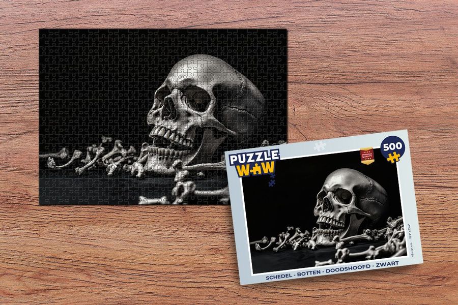MuchoWow Puzzle Totenkopf - Knochen - günstig online kaufen