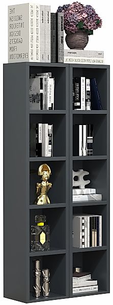 VCM Standregal "Holz CD DVD Stand Aufbewahrung Deko Regal Megosa S" günstig online kaufen