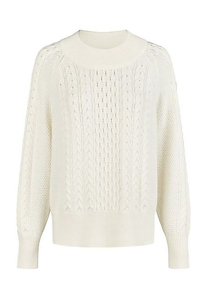 MARC AUREL Strickpullover Pullover im Zopf-Muster milk günstig online kaufen