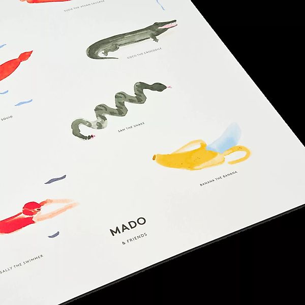 MADO & Friends Kunstdruck von All The Way To Paris (50 x 70 cm) - MADE.com günstig online kaufen