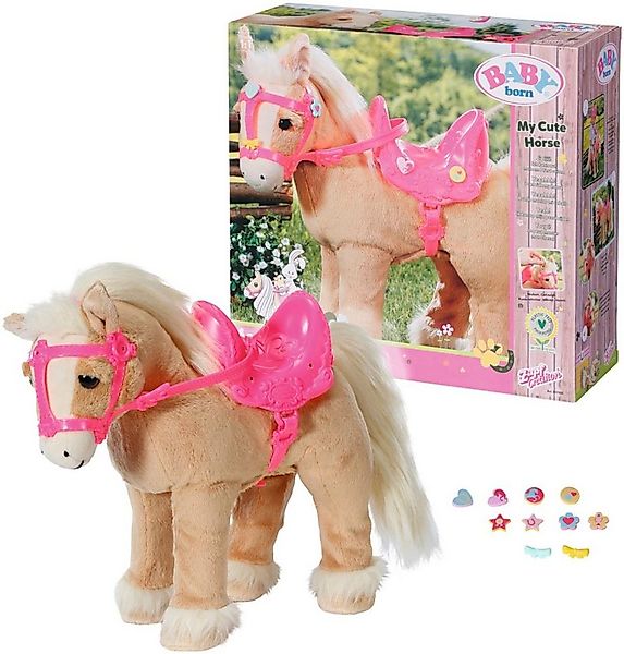 Baby Born Plüschfigur My Cute Horse, mit Sattel, Zaumzeug und Pins günstig online kaufen
