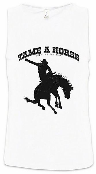 Urban Backwoods Tanktop Tame A Horse Ärmelloses T-Shirt Cowboy Country Rode günstig online kaufen