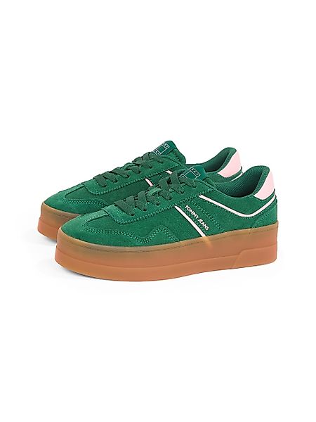 Tommy Jeans THE GREENWICH FLATFORM SUEDE Plateausneaker, Freizeitschuh, Hal günstig online kaufen