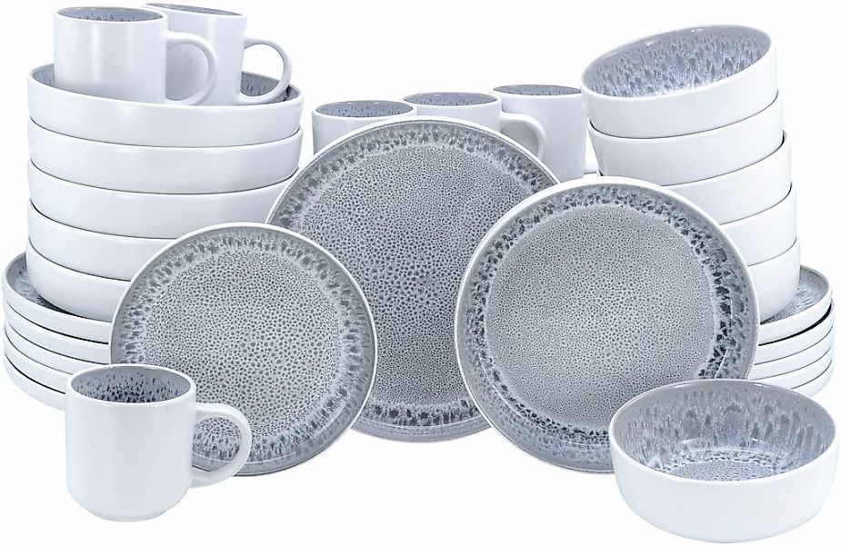 OTTO home Kombiservice "modernes Geschirr-Set, Service Lykk" hohe Haltbarke günstig online kaufen