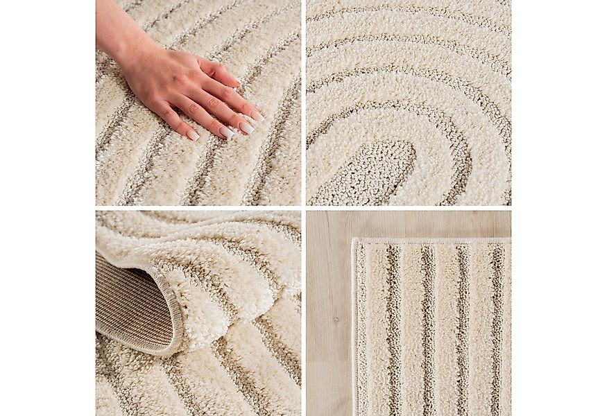 Carpettex Designteppich Skandinavischer Boho, Rechteckig, Höhe: 8 mm, Teppi günstig online kaufen