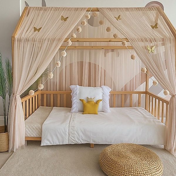 Baby Fancyroom Betthimmel Betthimmel Tüll Hausbett günstig online kaufen
