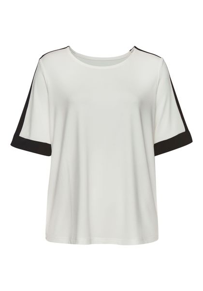 Vivance Kurzarmshirt mit sportlichen Kontraststreifen günstig online kaufen