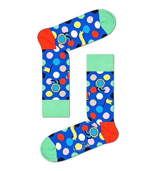 Happy Socks Socken Tagessocke Crew Winner Dot blau - 1 Paar günstig online kaufen