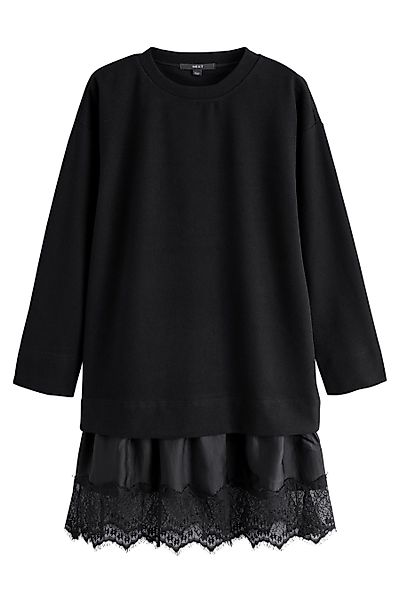 Next 2-in-1-Kleid 2-in-1 Pullover-Spitzerock mit weichem günstig online kaufen