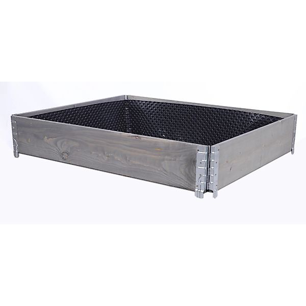 PROREGAL Hochbeetkisten GuardBox 20x120x100cm inkl. Luftfolie Grau günstig online kaufen