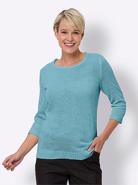 Sieh an! Strickpullover Rundhalspullover . günstig online kaufen