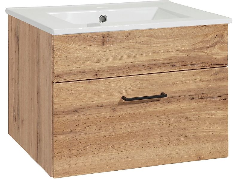 welltime Waschtisch Trento Light mit Keramik-Auflagebecken, 1 feste Blende günstig online kaufen