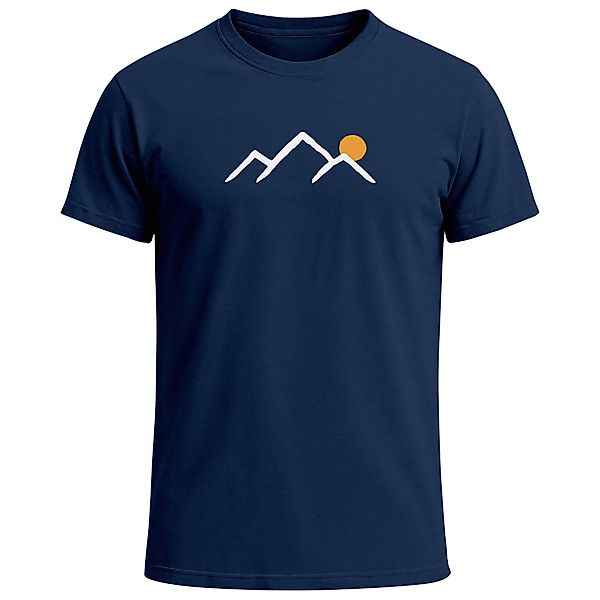 Neverless Print-Shirt Herren T-Shirt mit minimalistischem Bergmotiv Outdoor günstig online kaufen
