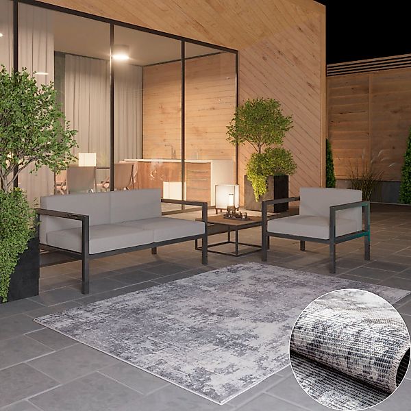 OTTO home Teppich "Mülenen" rechteckig 10 mm Höhe Kurzflor, modernes Design günstig online kaufen