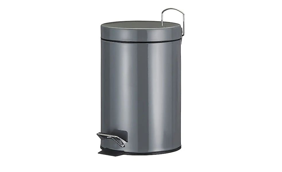 KHG Kosmetikeimer 3 l   ¦ grau ¦ Aluminium ¦ Maße (cm): H: 26  Ø: 16.8 Küch günstig online kaufen