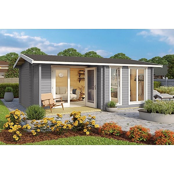 Nordic Holz Gartenhaus "BRIGHTON 44" günstig online kaufen