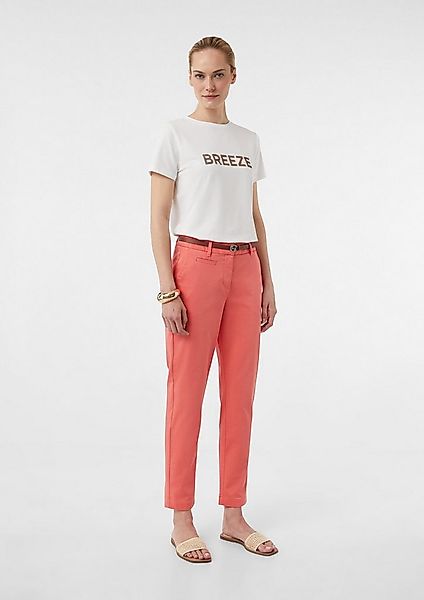 comma Chinos Hose Chino mit Gürtel günstig online kaufen