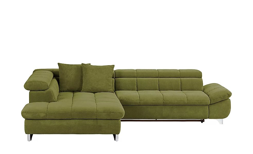 Primo Eckcouch mit Kopfteilverstellung - grün - 79 cm - Polstermöbel > Sofa günstig online kaufen