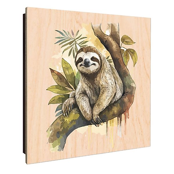Banjado Großer Schlüsselkasten Holz 30x30cm Schwarz Scharnier Links 50 Hake günstig online kaufen