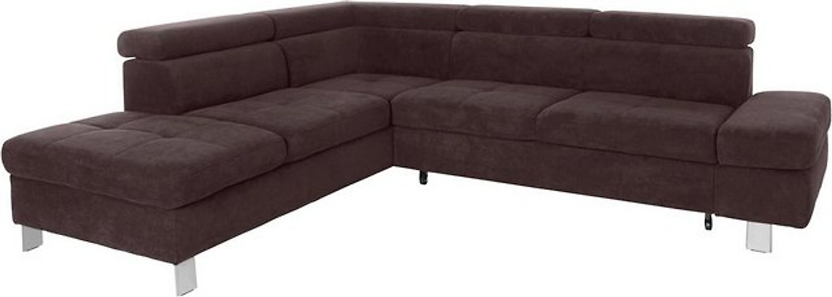 exxpo - sofa fashion Ecksofa Fiji, L-Form, mit Kopf- bzw. Rückenverstellung günstig online kaufen