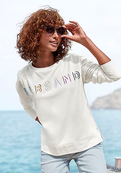 Elbsand Sweatshirt mit Logostickerei vorne, lässige günstig online kaufen