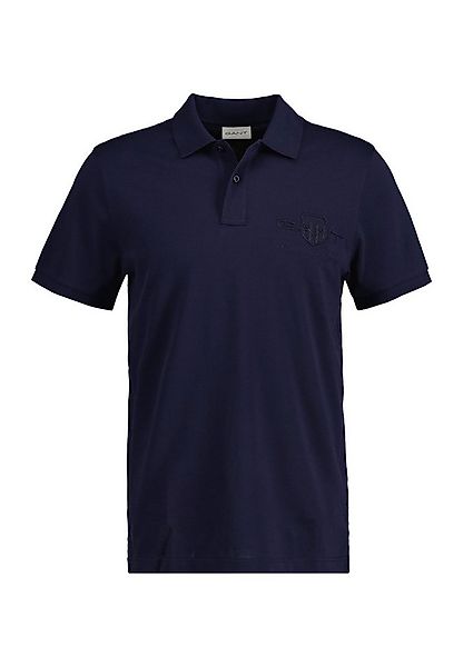 Gant Poloshirt Poloshirt Reg Tonal Shield Kurzarmshirt (1-tlg., 1) günstig online kaufen