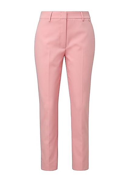 Comma 7/8-Hose Regular: Hose mit Herringbone-Muster Logo günstig online kaufen