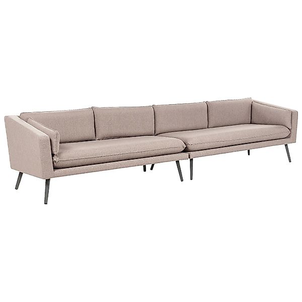 Beliani Gartensofa Beige Grau 76x320x70 günstig online kaufen