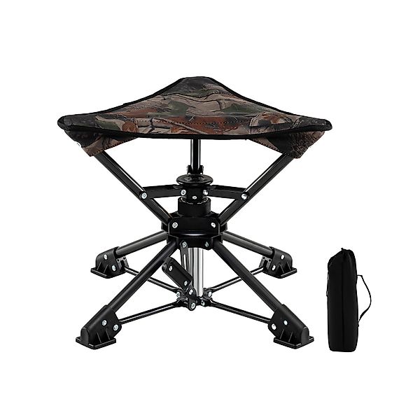 COSTWAY Campingstuhl, 360° drehbarer Jagdstuhl, bis günstig online kaufen