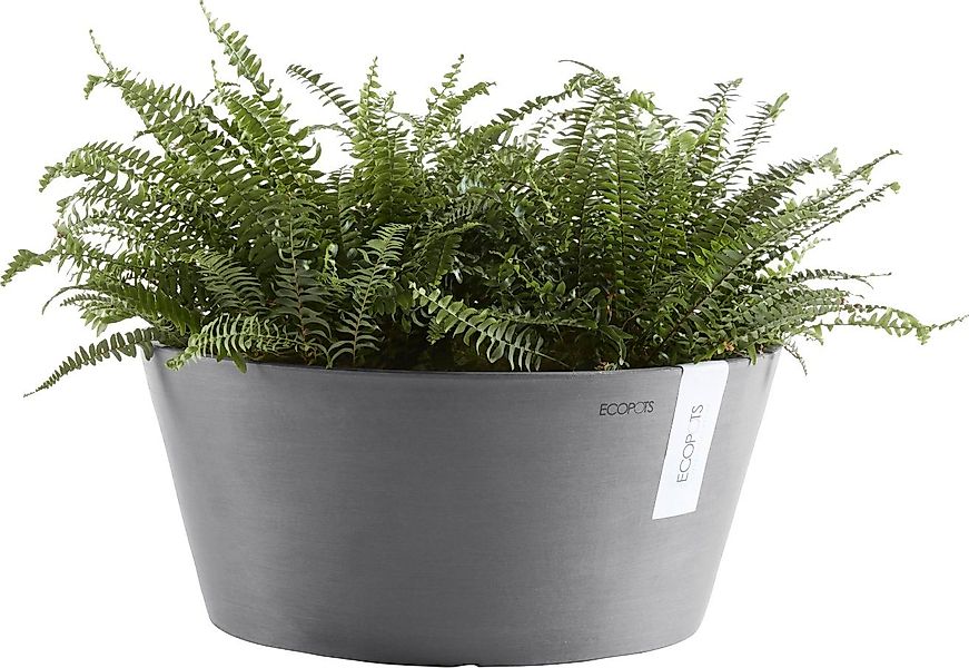 ECOPOTS Blumentopf FRANKFURT Grey, BxTxH: 30,5x30,5x15 cm günstig online kaufen