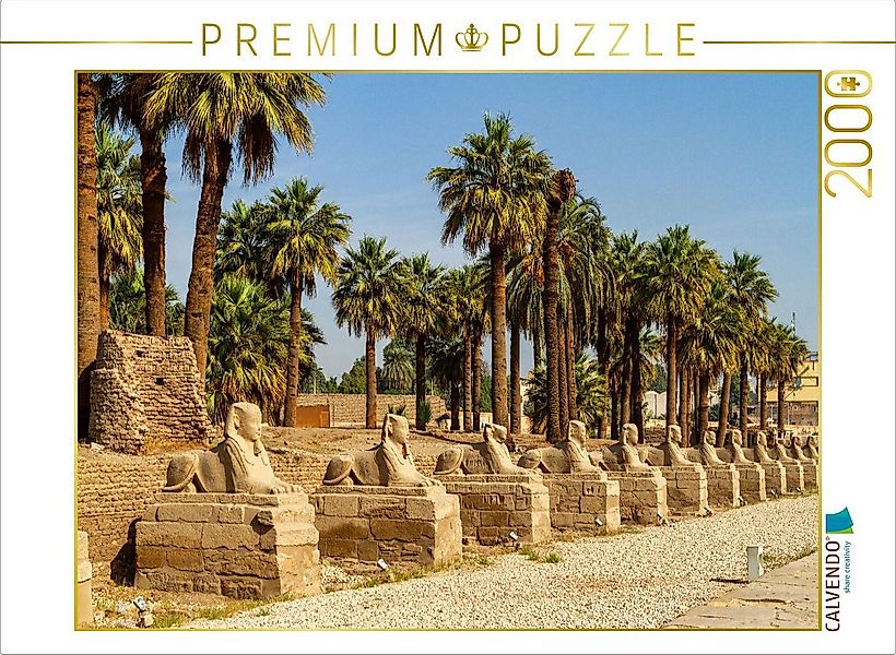 CALVENDO Puzzle CALVENDO Puzzle Sphinxen Allee in Luxor 2000 Teile Puzzle q günstig online kaufen