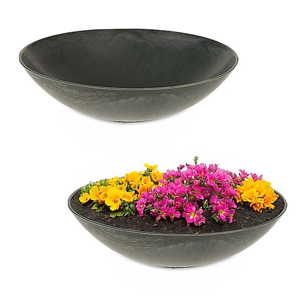 matches21 HOME & HOBBY Blumentopf Flache günstig online kaufen