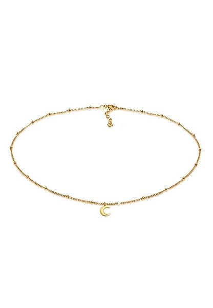 Elli Choker Choker Kugelkette Halbmond 925 Silber günstig online kaufen