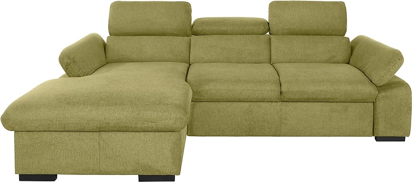 COTTA Ecksofa "Lola L-Form", (Set, mit Hocker), mit Hocker & Kopfteilfunkti günstig online kaufen