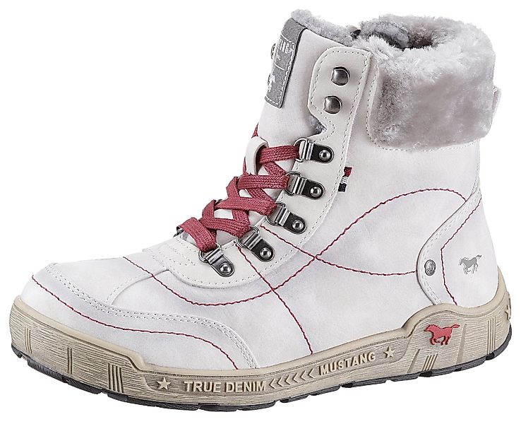 Mustang Shoes Winterboots mit Kunstfellkragen in günstig online kaufen