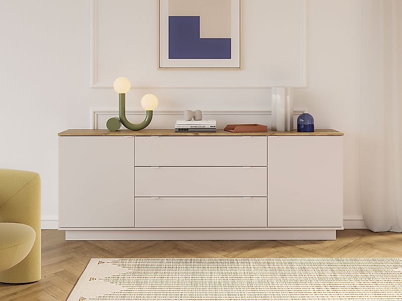 FORTE Sideboard, B/H/T 224,5/85,7/41,3 cm günstig online kaufen