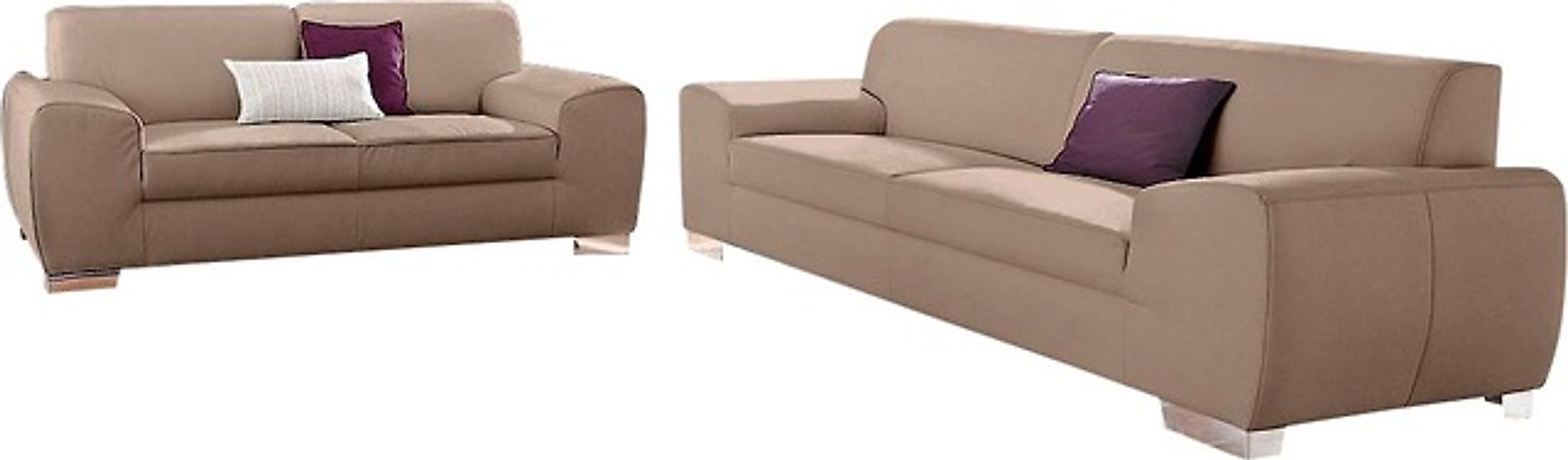 DOMO collection Polstergarnitur »Ricardo kubisch, modern und elegant, beque günstig online kaufen