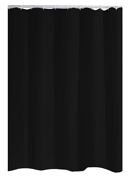 Ridder Duschvorhang Standard schwarz Breite 180 günstig online kaufen