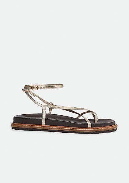 comma Sandalen Riemchen-Sandalen aus Glattleder Sandale günstig online kaufen
