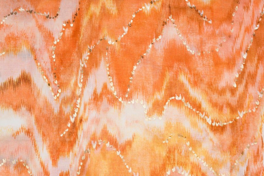 styleBREAKER Modeschal Schal Wasserfall Farbverlauf Metallic günstig online kaufen