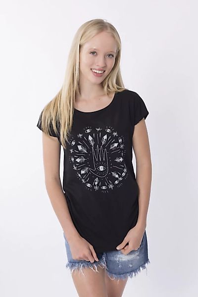 Bio T-shirt "Lea Mandala Black" günstig online kaufen