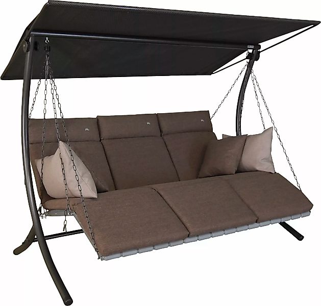 Angerer Freizeitmöbel Hollywoodschaukel "Luxus Smart olive", BxTxH: 210x145 günstig online kaufen