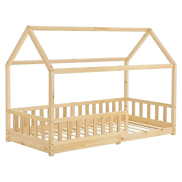 Juskys Kinderbett Marli 90 x 200 cm Natur günstig online kaufen