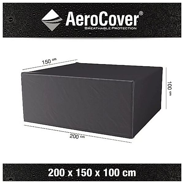 Aerocover Atmungsaktive Schutzhülle f. Sitzgruppen 200x150x100 cm günstig online kaufen