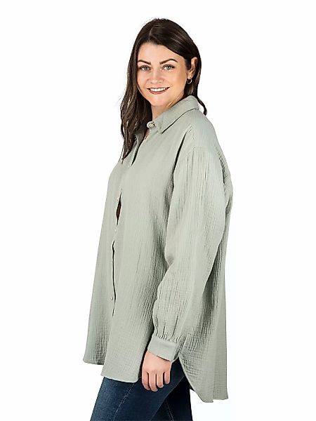 DENIMFY Musseline Bluse Damen Oversized DFMathilda günstig online kaufen