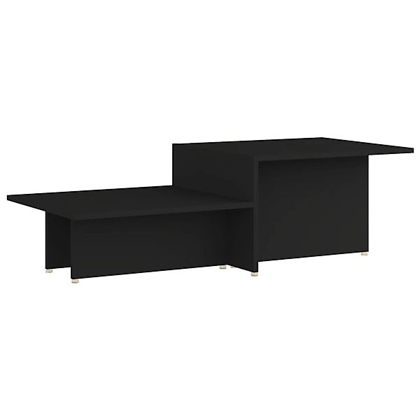 vidaXL Couchtisch Schwarz 111,5x50x33 cm Holzwerkstoff 805563 günstig online kaufen