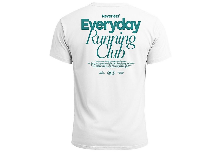 Neverless Print-Shirt Backprint TShirt Herren Everyday Running Club Sport L günstig online kaufen