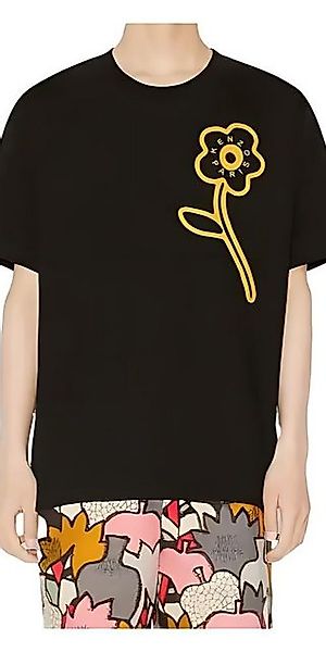 KENZO Print-Shirt Kenzo Blumen Print T-Shirt Oversized günstig online kaufen